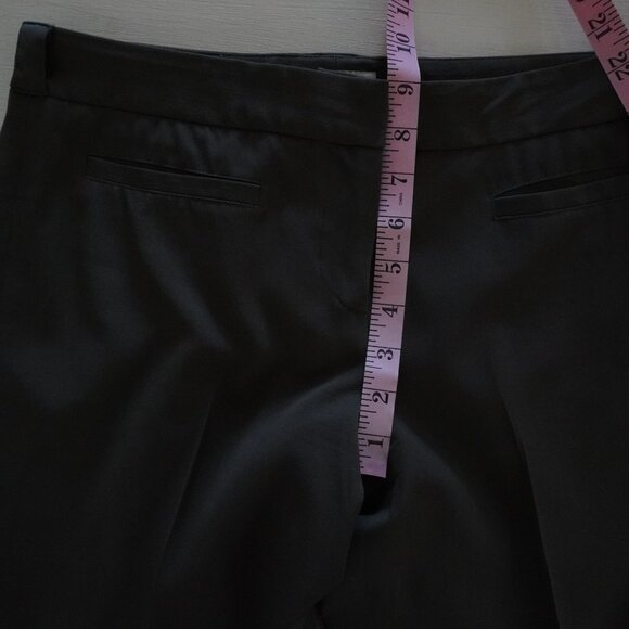 Burberry Wide Leg flat front dress slacks Trousers Size 8 - Picture 4 of 11